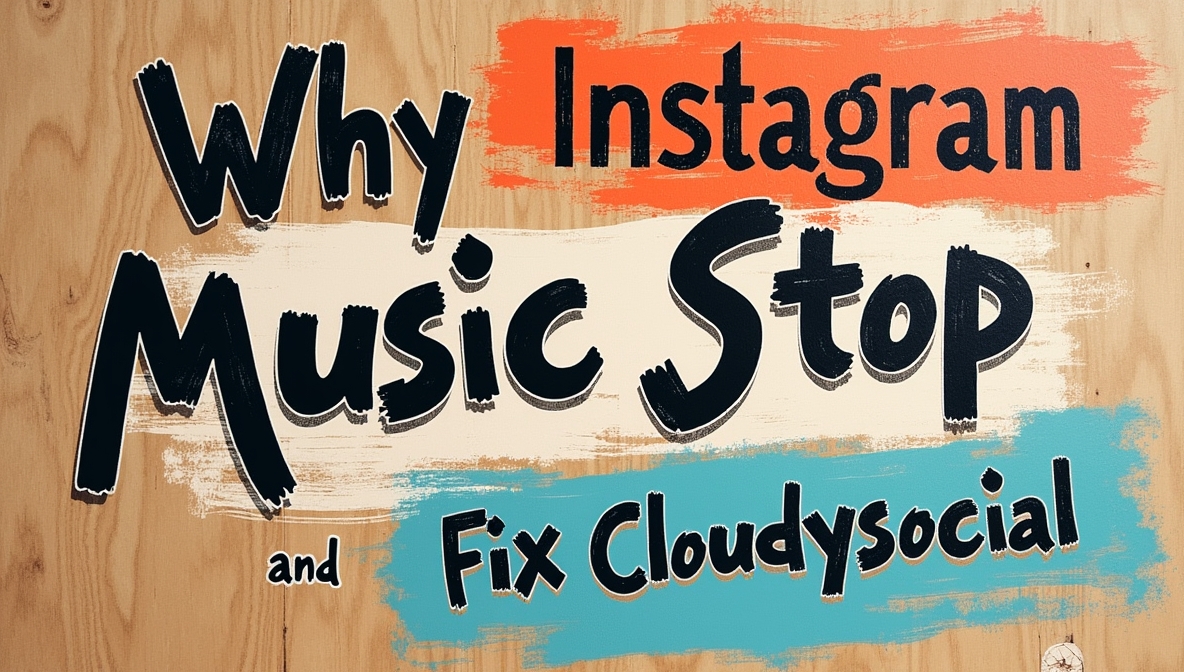 why music stop opening instagram fix cloudysocial