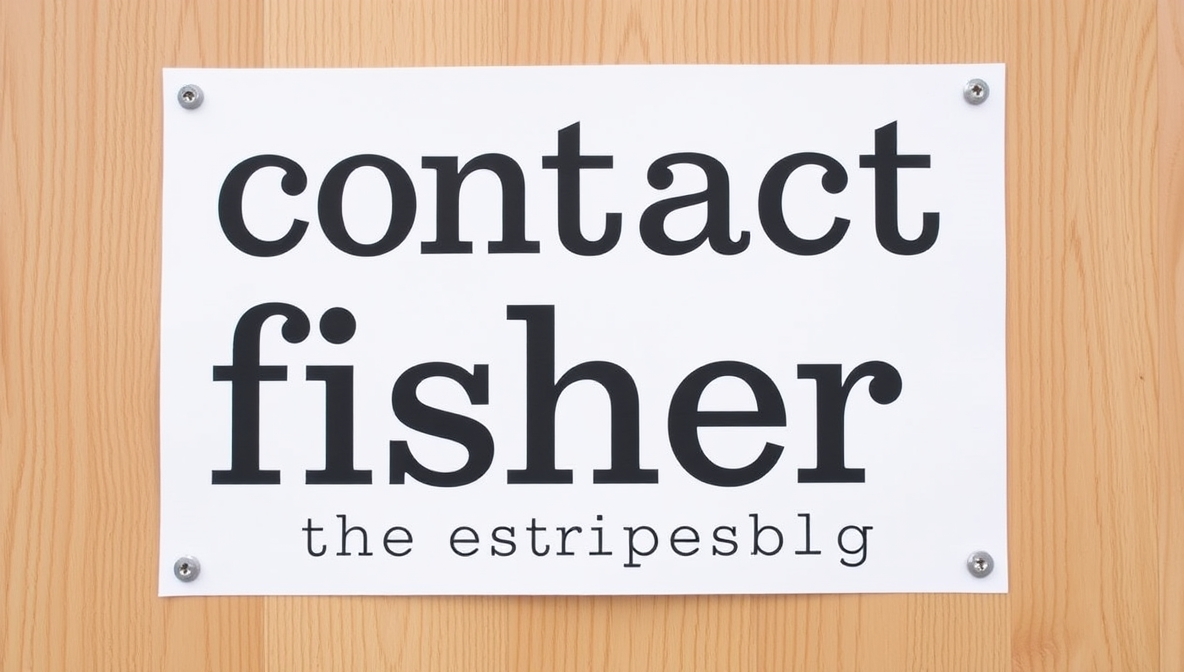 contact fisher thestripesblog: Complete Guide to Digital Communication Systems, Support Workflows and User Experience Optimization